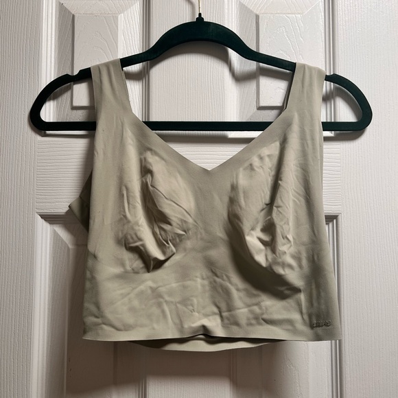 NAKED PLUNGE LONGLINE BRALETTE TALC - Picture 2 of 6